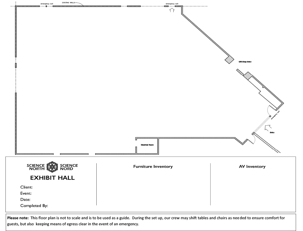 special exhibits hall floor plan