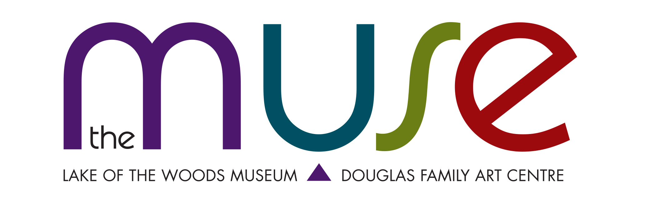 logo de muse lake of the woods museum douglas family art centre
