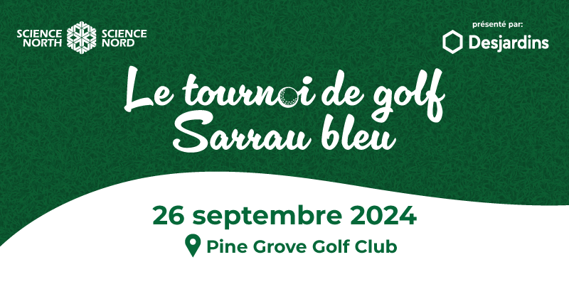 Le tournoi de golf Sarrau bleu | Science Nord