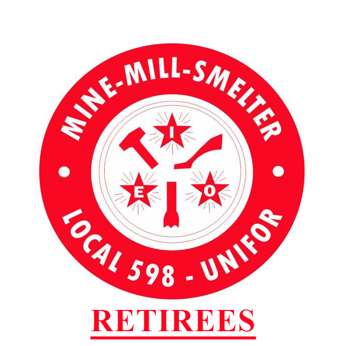 local 598 unifor retirees logo