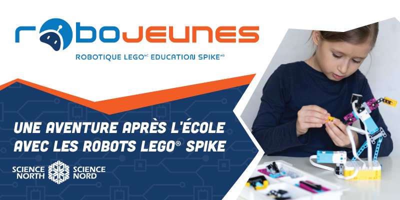 jeune fille assemblant des robots lego spike