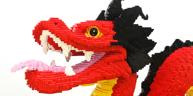 dragon en briques lego